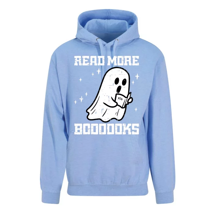 Halloween Ghost Read More Books Funny Teacher Librarian Unisex Surf Hoodie