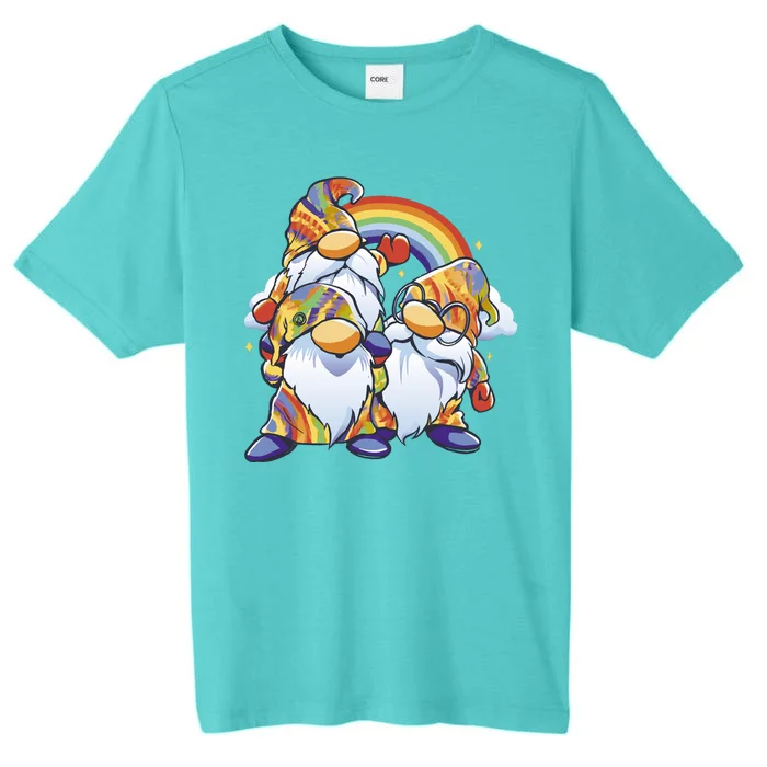 Hippie Gnomes Rainbow ChromaSoft Performance T-Shirt