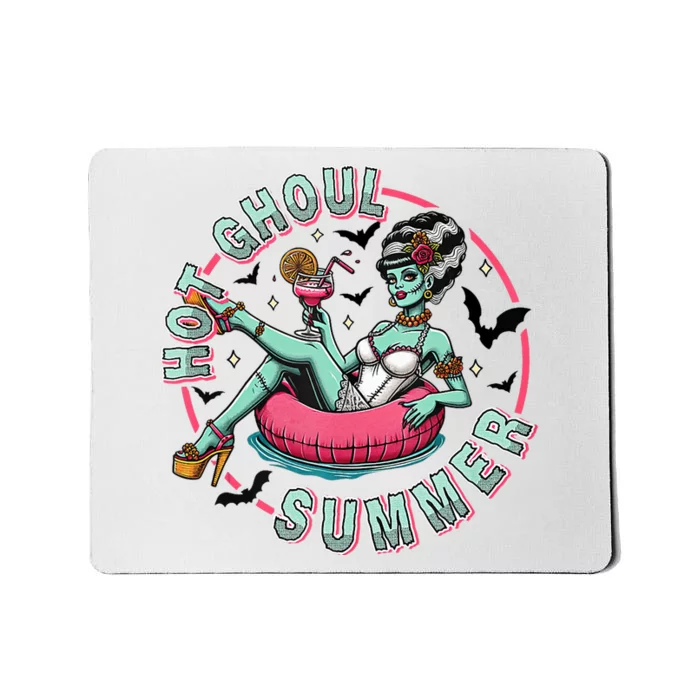 Hot Ghoul Summer Outfits Funny Beach Summer Haloween Women Mousepad