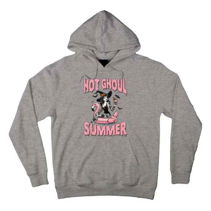 Hot Ghoul Summer Funny Beach Summer Vibes Halloween Tall Hoodie