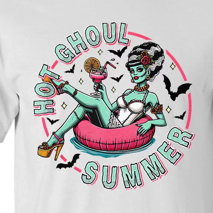 Hot Ghoul Summer Outfits Funny Beach Summer Haloween Tall T-Shirt