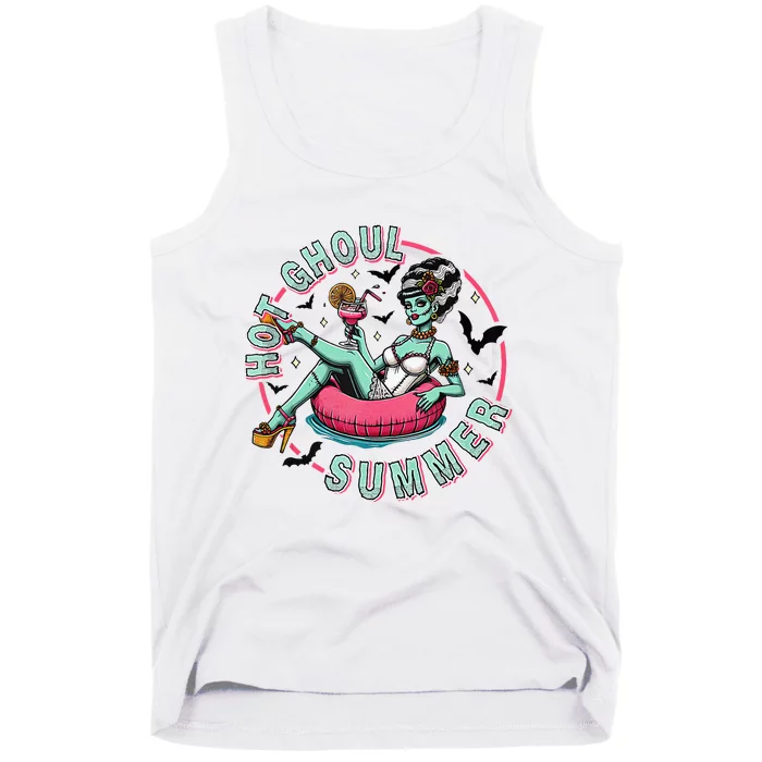 Hot Ghoul Summer Outfits Funny Beach Summer Haloween Tank Top