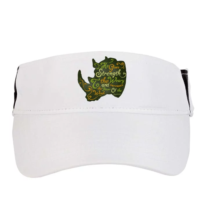 He Gives Strength Adult Drive Performance Visor