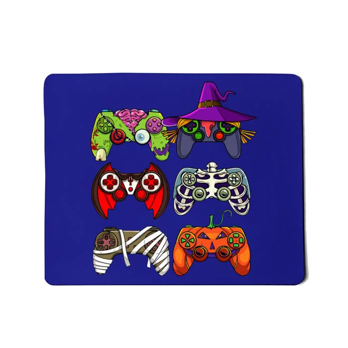 Halloween Gamer Skeleton Zombie Gaming Controllers Mousepad