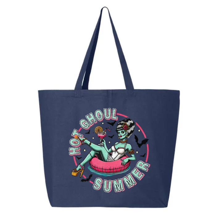 Hot Ghoul Summer S Funny Beach Summer Haloween 25L Jumbo Tote