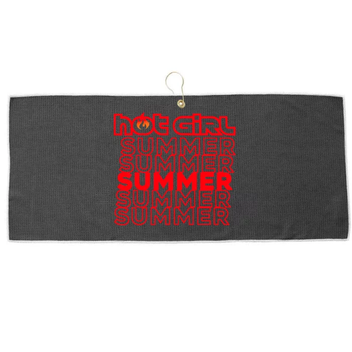 Hot Girl Summer Large Microfiber Waffle Golf Towel