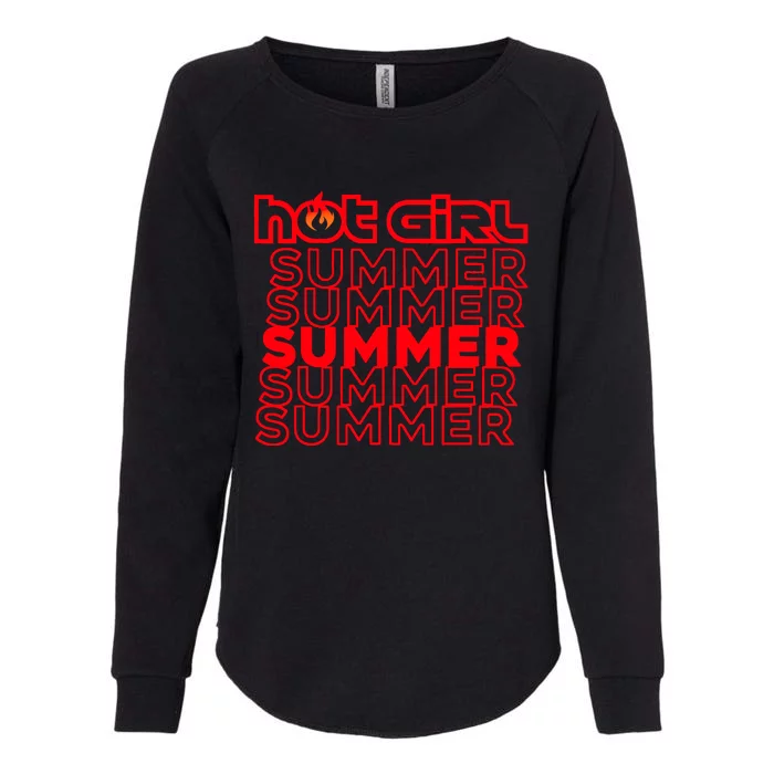 Hot Girl Summer Womens California Wash Sweatshirt