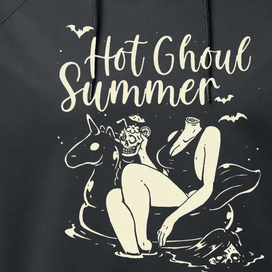 Hot Ghoul Summer Gothic Performance Fleece Hoodie