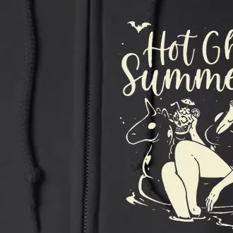 Hot Ghoul Summer Gothic Full Zip Hoodie