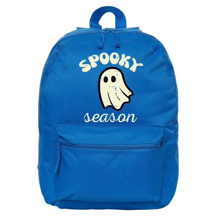 Halloween Ghost Spooky Season Costume Pocket 16 in Basic Backpack