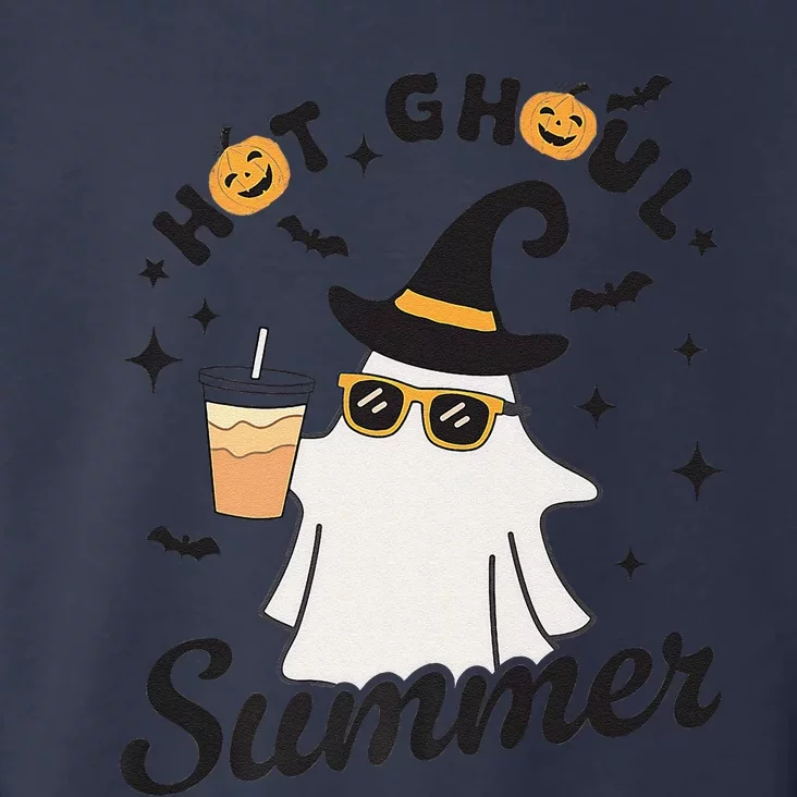 Hot Ghoul Summer Funny Ghost Spooky Summer Vibes Beach Toddler Hoodie