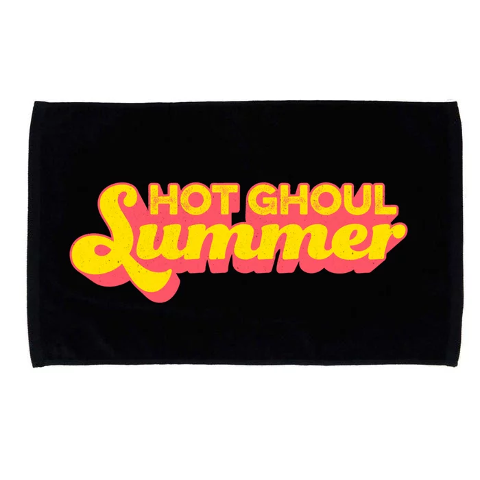 Hot Ghoul Summer Funny Meme Quote And Gift Microfiber Hand Towel