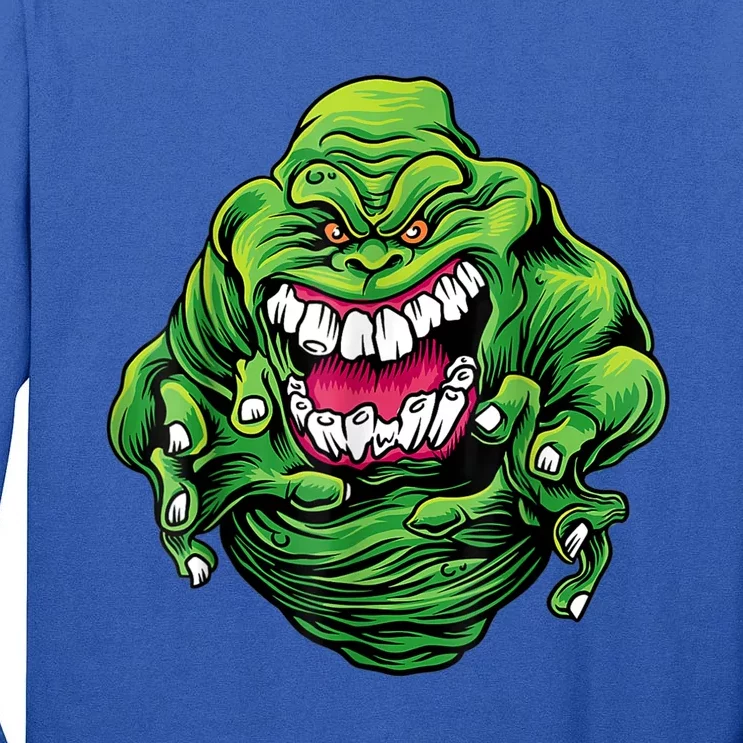 Halloween Green Slimer Ghost Tall Long Sleeve T-Shirt