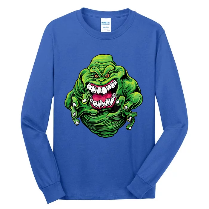 Halloween Green Slimer Ghost Tall Long Sleeve T-Shirt