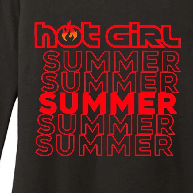 Hot Girl Summer Womens CVC Long Sleeve Shirt