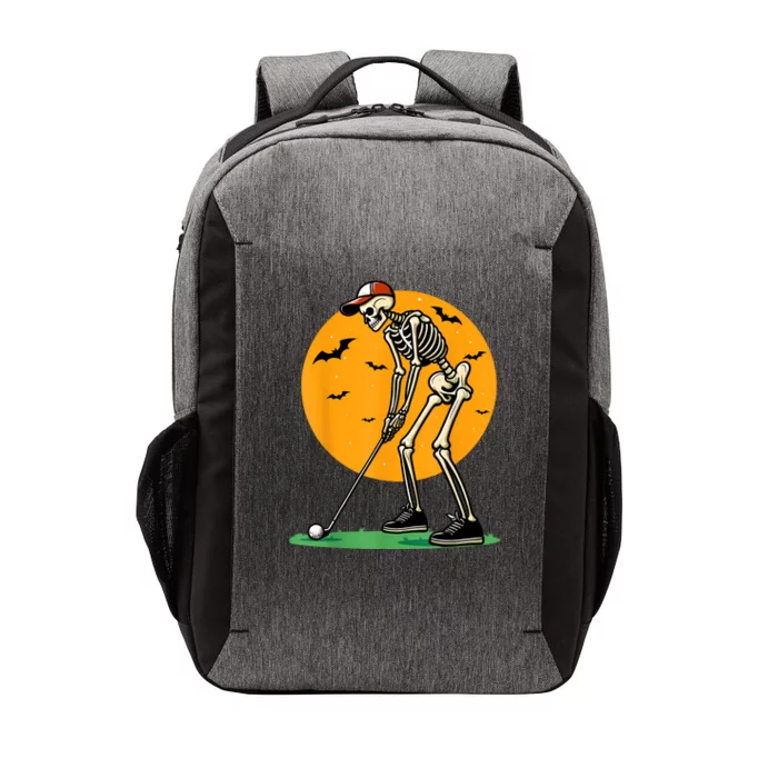 Halloween Golf Skeleton Golfer Funny Halloween Golfing Vector Backpack