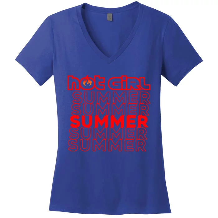 Hot Girl Summer Women's V-Neck T-Shirt