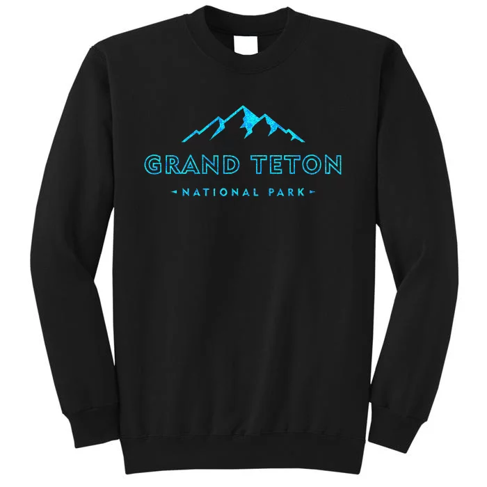 Hiked Grand Teton National Park Wyoming Colorful Tall Sweatshirt