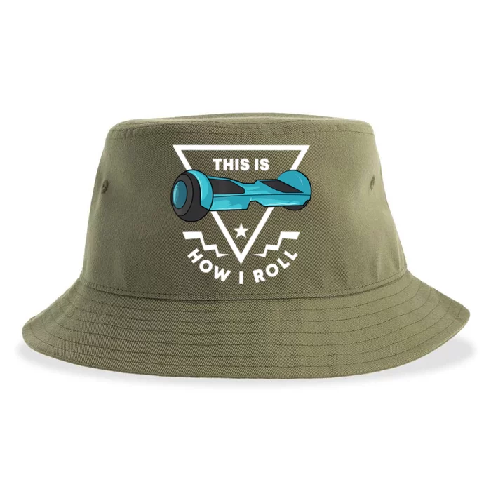 Hoverboard Gift This Is How I Roll Hover Board Sustainable Bucket Hat