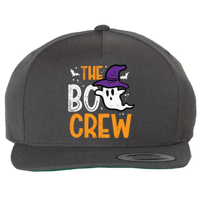 Halloween Ghost The Boo Crew Costume Matching Women Wool Snapback Cap