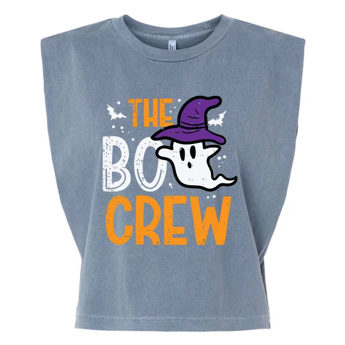 Halloween Ghost The Boo Crew Costume Matching Women Garment-Dyed Women's Muscle Tee