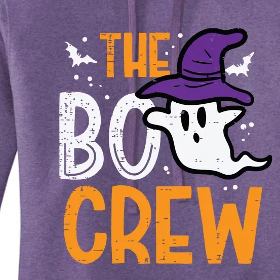 Halloween Ghost The Boo Crew Costume Matching Women Women's Pullover Hoodie