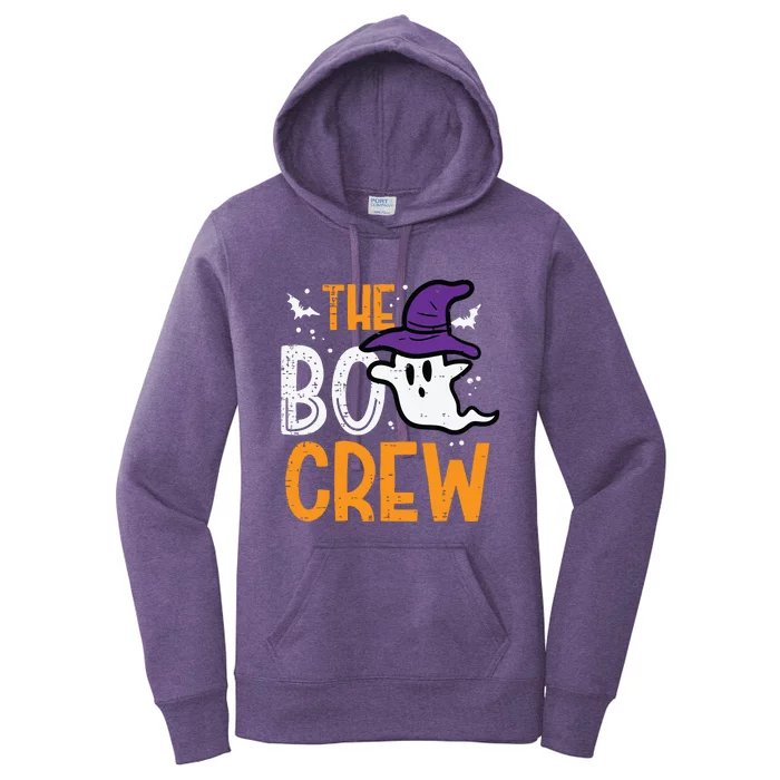 Halloween Ghost The Boo Crew Costume Matching Women Women's Pullover Hoodie