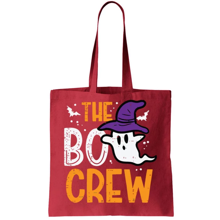 Halloween Ghost The Boo Crew Costume Matching Women Tote Bag