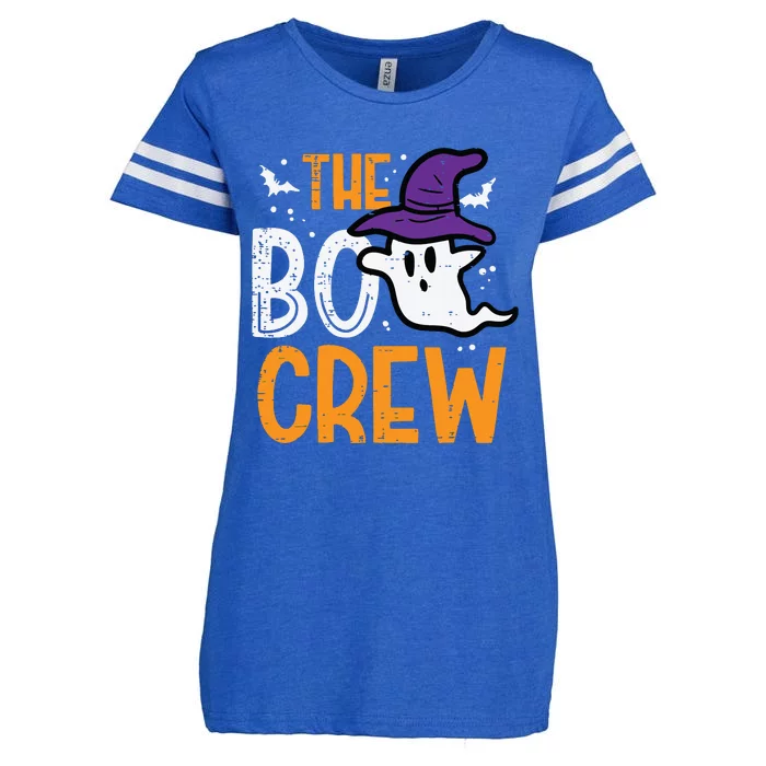 Halloween Ghost The Boo Crew Costume Matching Women Enza Ladies Jersey Football T-Shirt