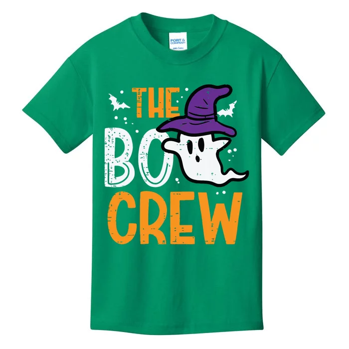 Halloween Ghost The Boo Crew Costume Matching Women Kids T-Shirt