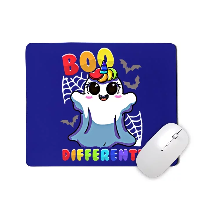 Halloween Ghost Unicorn Boo Different Autism Lgbt Ghost Gift Mousepad