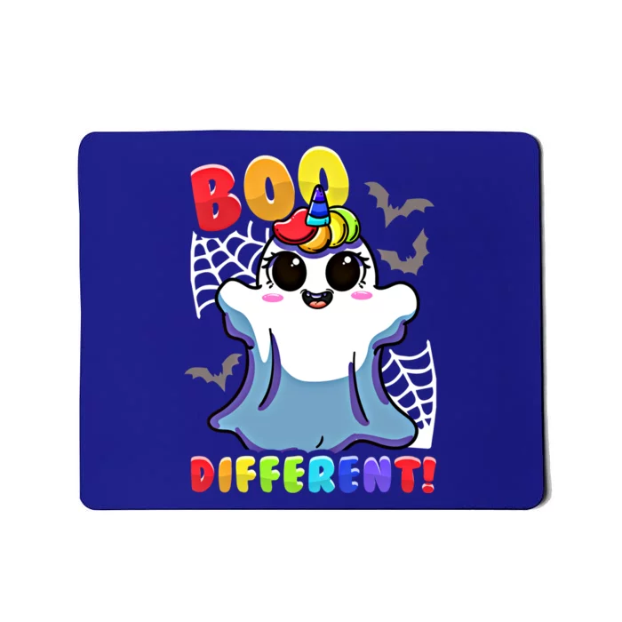 Halloween Ghost Unicorn Boo Different Autism Lgbt Ghost Gift Mousepad