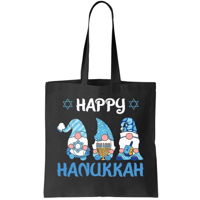 Hanukkah Gnome Wishing You a Happy Hanukkah Tote Bag