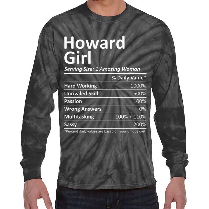 HOWARD GIRL WI WISCONSIN Funny City Home Roots USA Gift Tie-Dye Long Sleeve Shirt