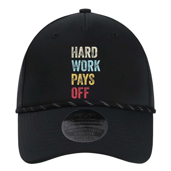 HWPO Gym Workout Motivational Quote Hard Work Pays Off Performance The Dyno Cap