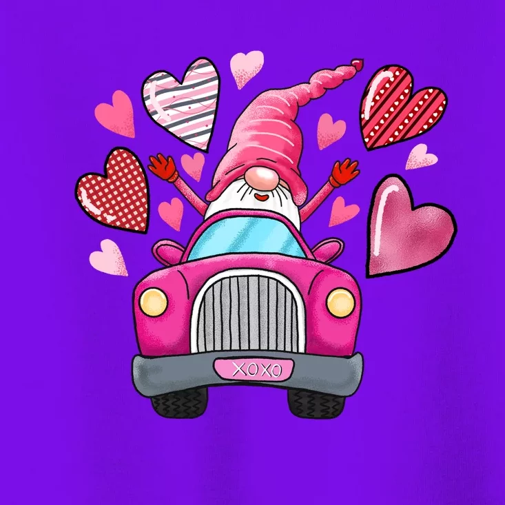 Heart Gnome Xoxo Valentines Day Cute Toddler T-Shirt