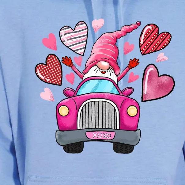 Heart Gnome Xoxo Valentines Day Cute Unisex Surf Hoodie