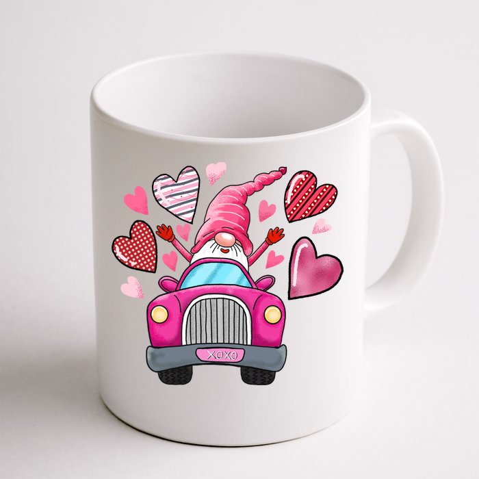 Heart Gnome Xoxo Valentines Day Cute Front & Back Coffee Mug