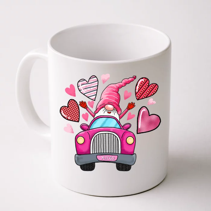 Heart Gnome Xoxo Valentines Day Cute Front & Back Coffee Mug