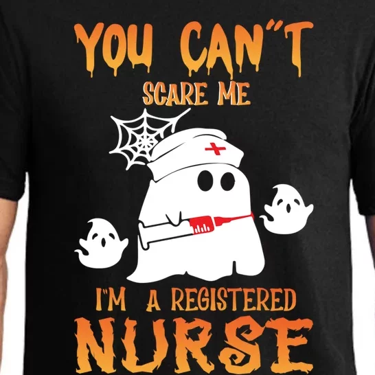 Halloween Ghost You Can`T Scare Me I`M A Registered Nurse Meaningful Gift Pajama Set