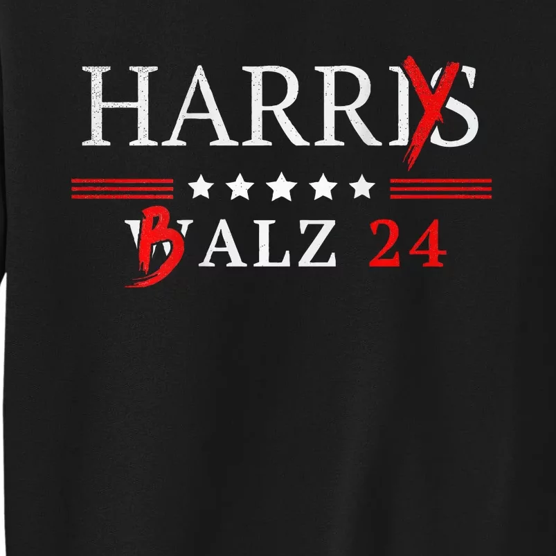 Harrybalz Harriswalz 2024 Election Patriotic Democrats Back Sweatshirt