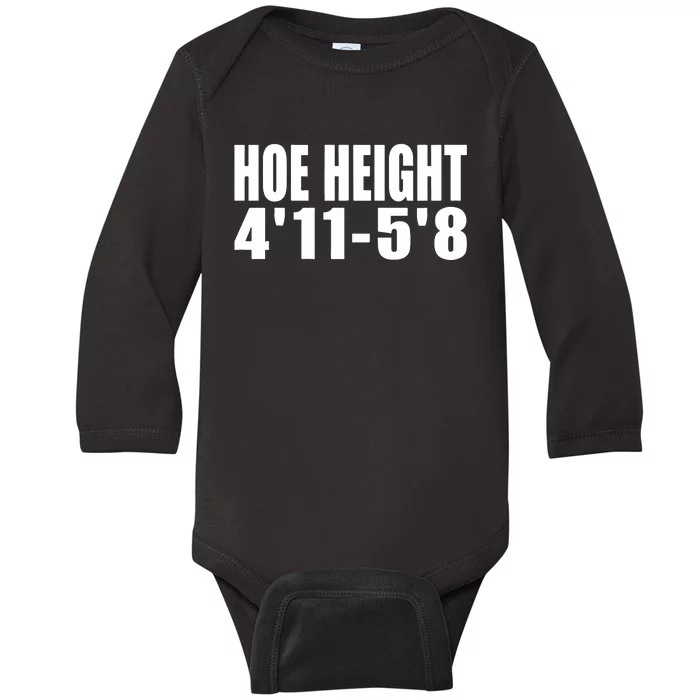 Hoe Height 4 11 5 8 Baby Long Sleeve Bodysuit