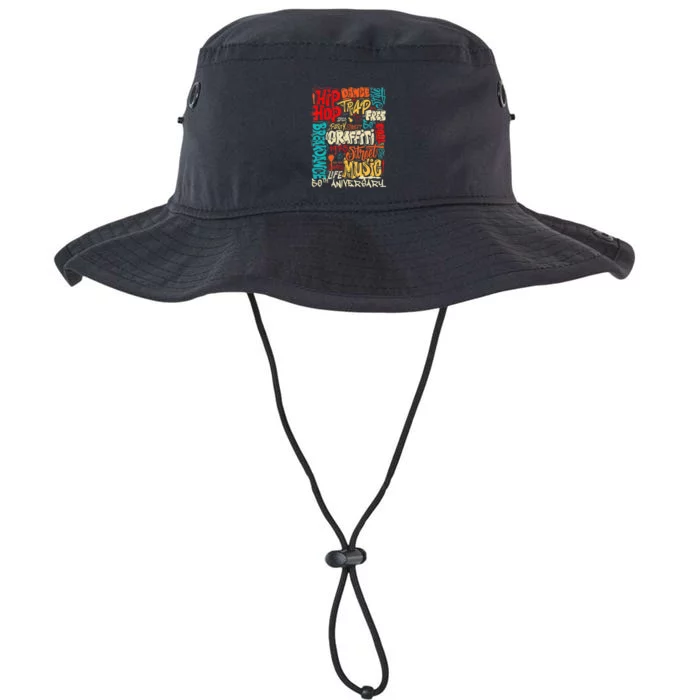 Hip Hop 50 Years Of Old School Graffiti Old School Legacy Cool Fit Booney Bucket Hat