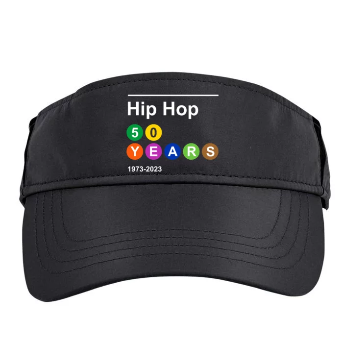 Hip Hop 50 Years 1973 2023 Adult Drive Performance Visor