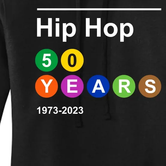 Hip Hop 50 Years 1973 2023 Women's Pullover Hoodie