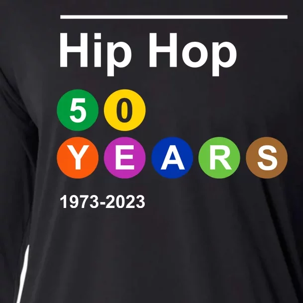 Hip Hop 50 Years 1973 2023 Cooling Performance Long Sleeve Crew