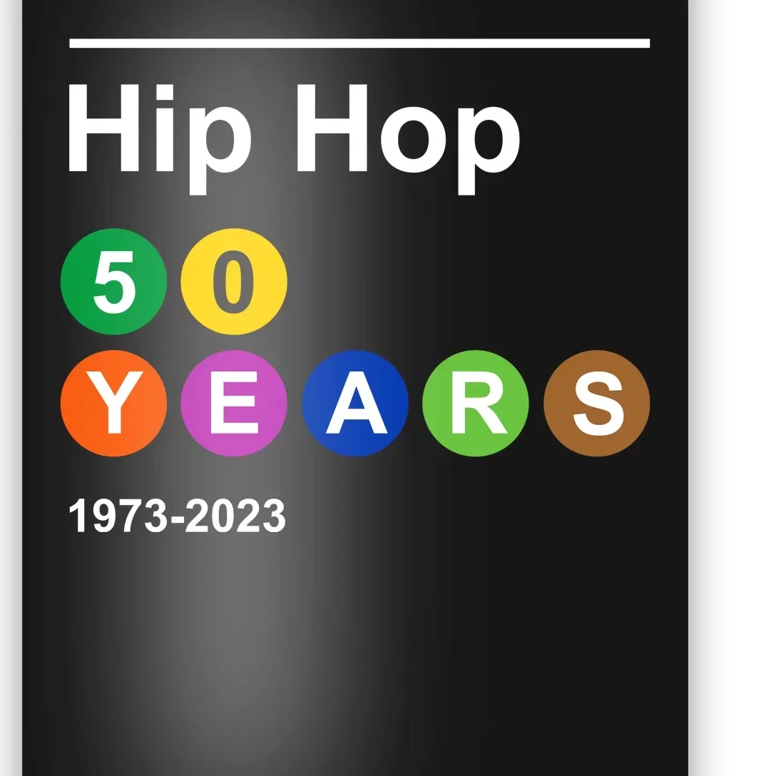 Hip Hop 50 Years 1973 2023 Poster