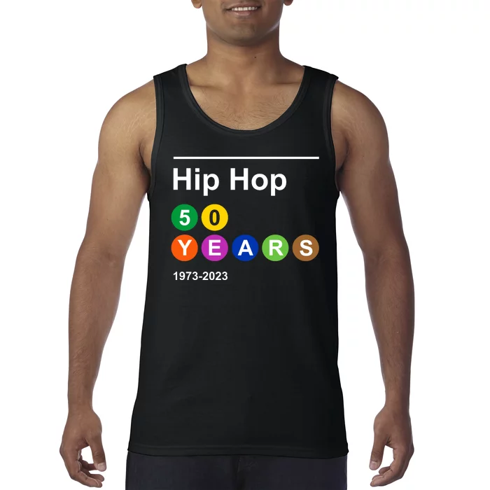 Hip Hop 50 Years 1973 2023 Tank Top