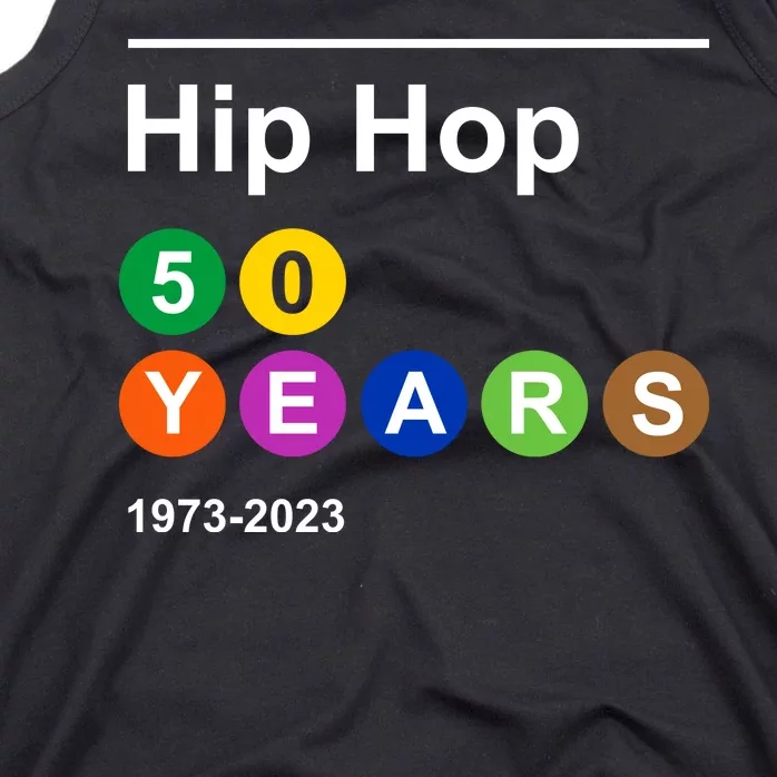 Hip Hop 50 Years 1973 2023 Tank Top