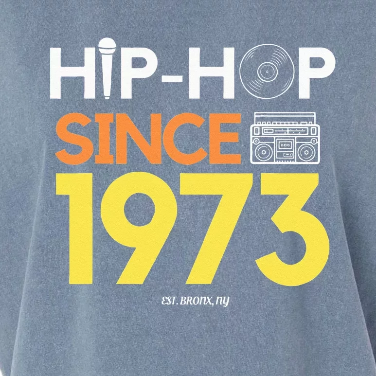 HIP HOP 50TH ANNIVERSARY 1973 BRONX NEW YORK GRAFFITI BBOY Garment-Dyed Women's Muscle Tee